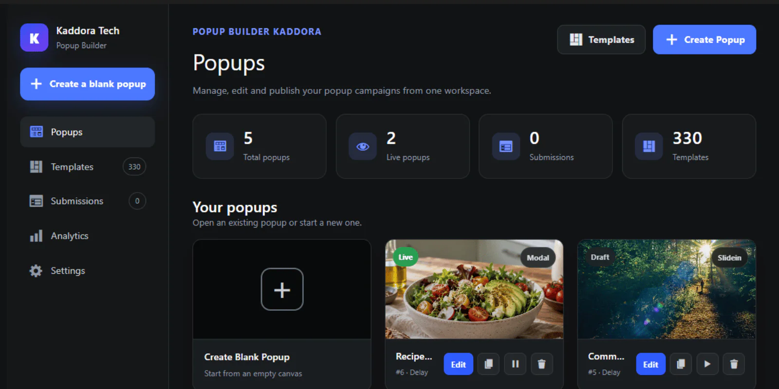 Popup Builder – Create High-Converting Drag & Drop Marketing Popups by Kaddora 🎀