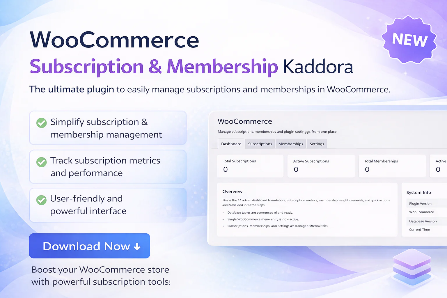 Kaddora Subscriptions & Memberships for WooCommerce