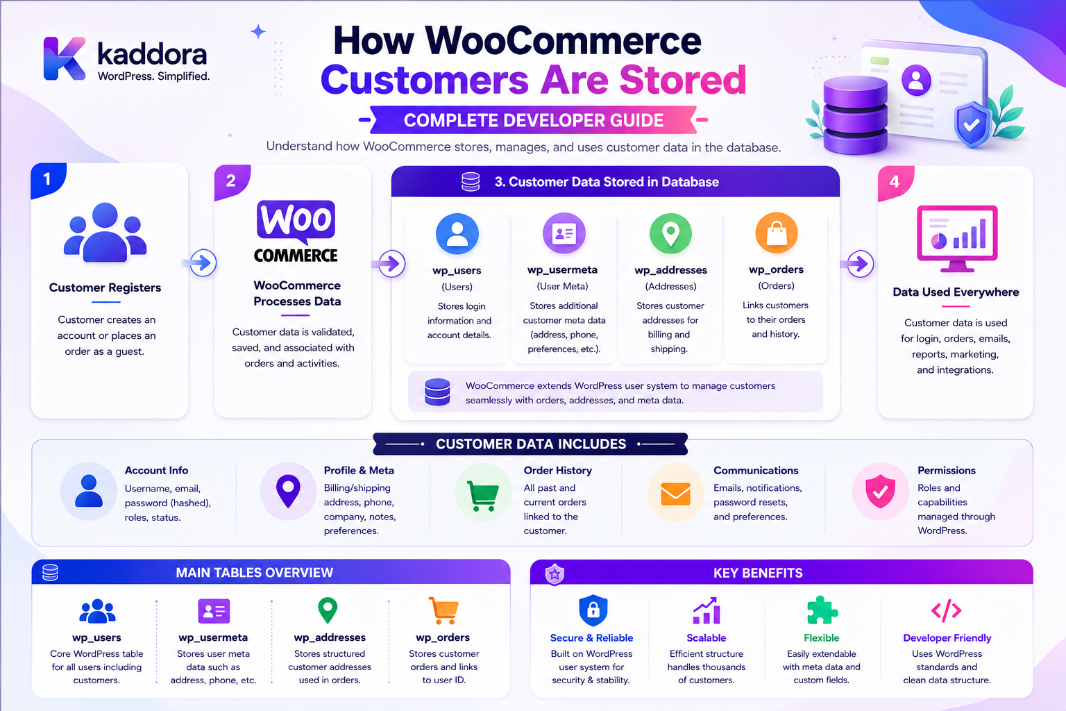 How WooCommerce Customers Are Stored: Complete Developer Guide