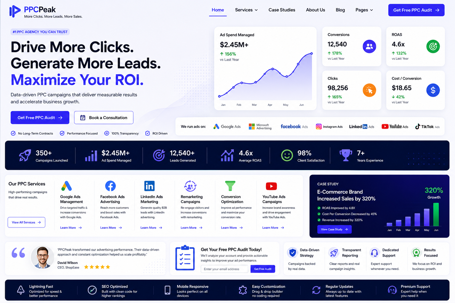 Best PPC Agency WordPress Themes in 2026: High-Converting Website Templates for Paid Advertising Companies