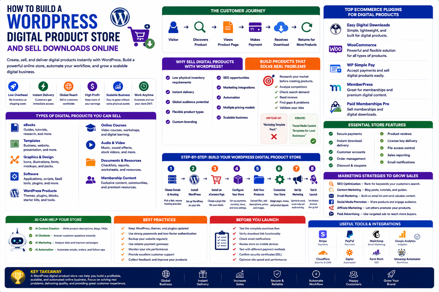 How to Build a WordPress Digital Product Store and Sell Downloads Online