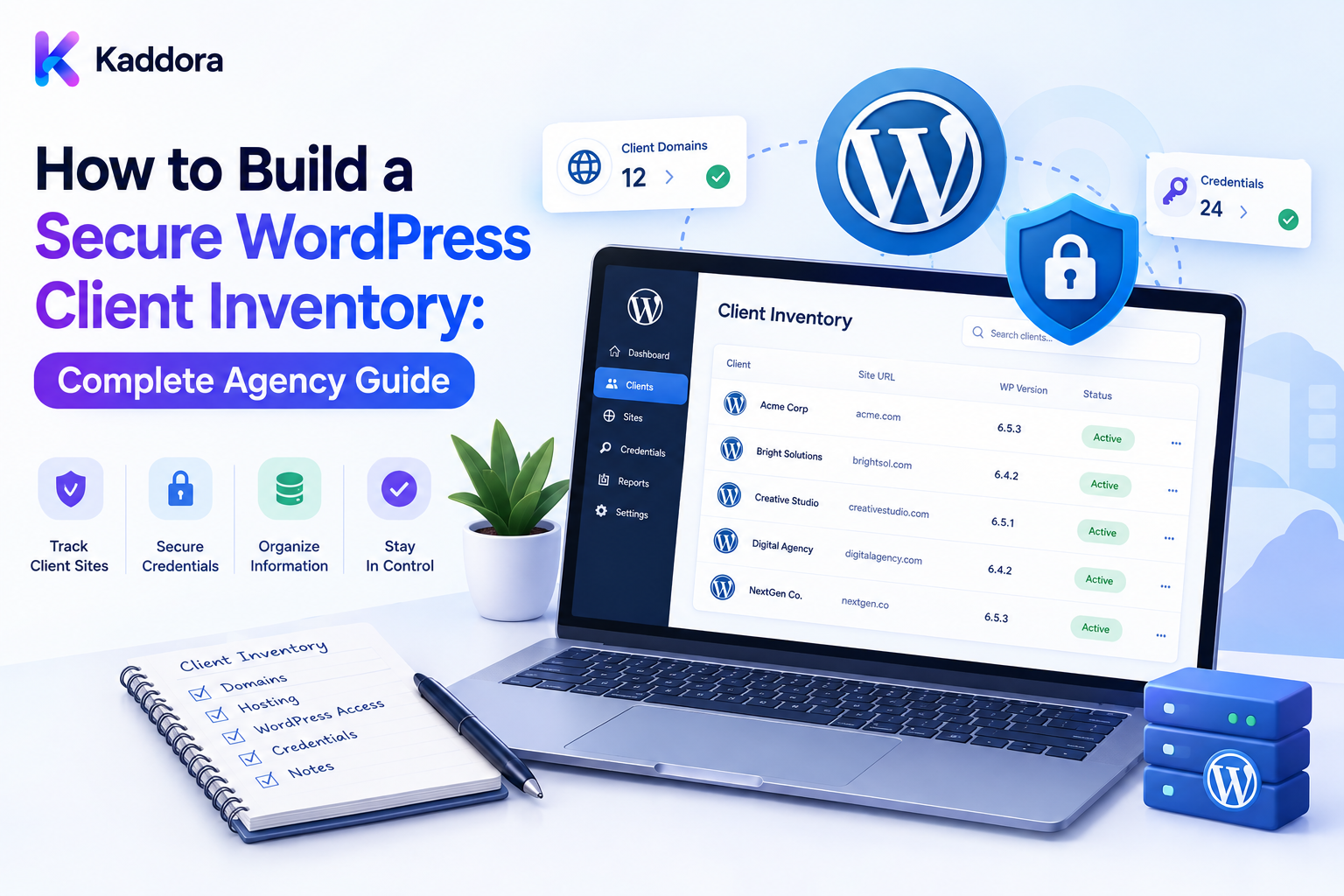 How to Build a Secure WordPress Client Inventory: Complete Agency Guide