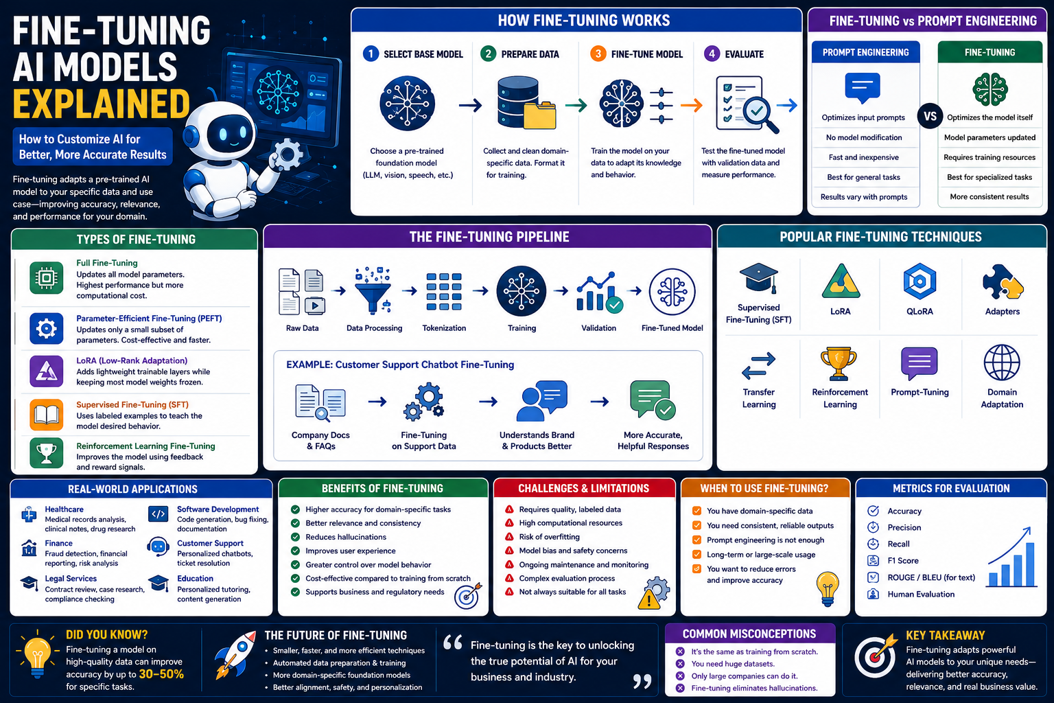Fine-Tuning AI Models Explained: How to Customize Artificial Intelligence for Better Performance