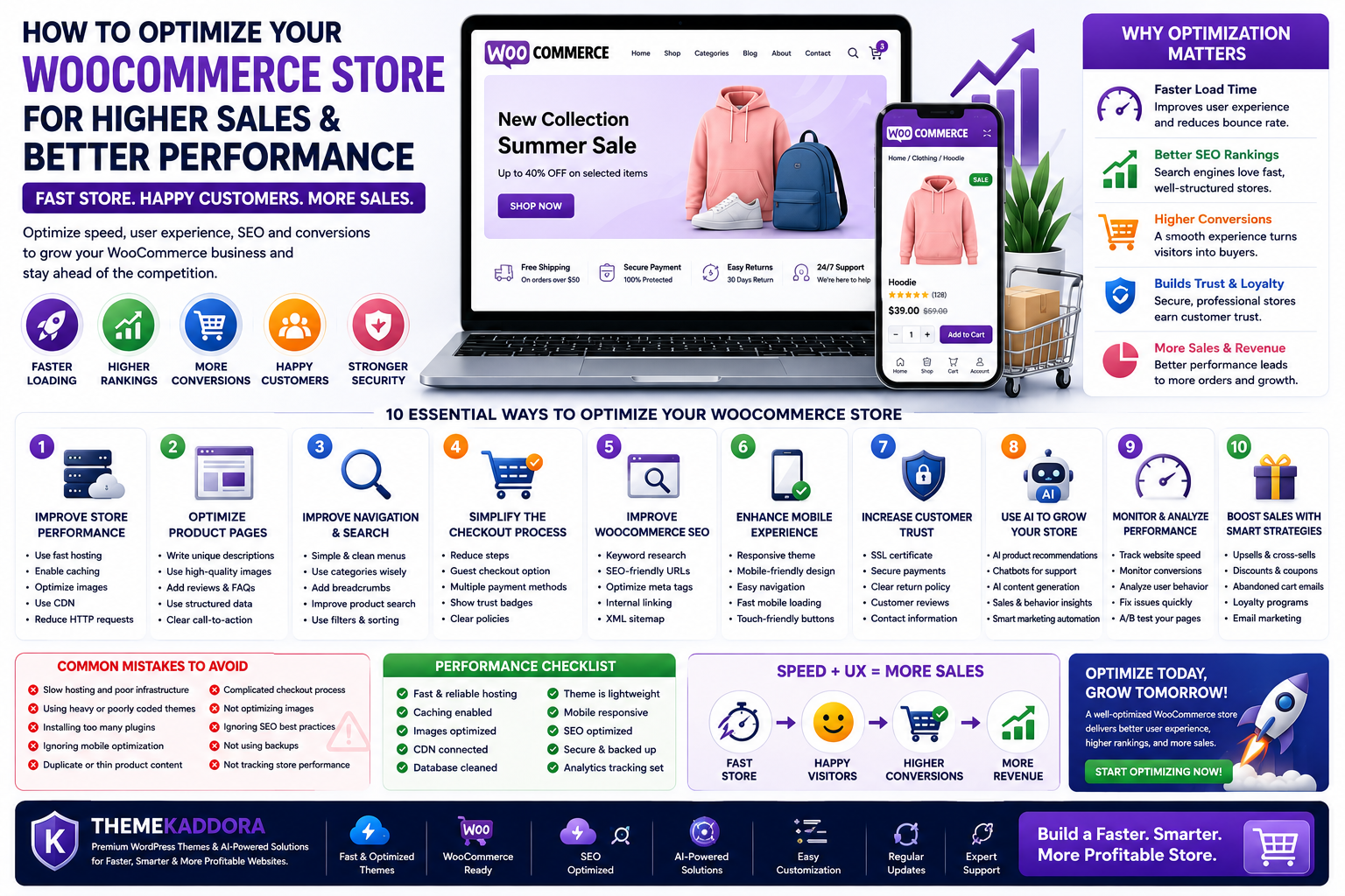 How to Optimize Your WooCommerce Store for Higher Sales and Better Performance