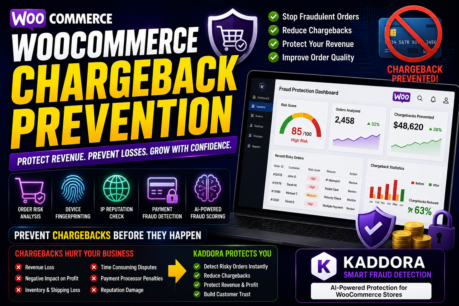 WooCommerce Chargeback Prevention | Reduce Fraud & Chargebacks
