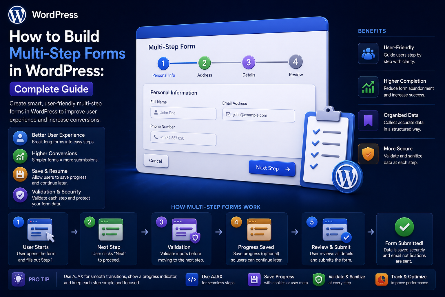 How to Build Multi-Step Forms in WordPress: Complete Guide