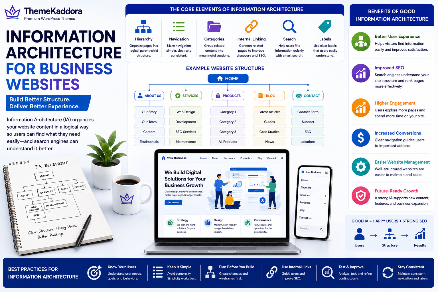 Information Architecture for Business Websites: A Complete Guide