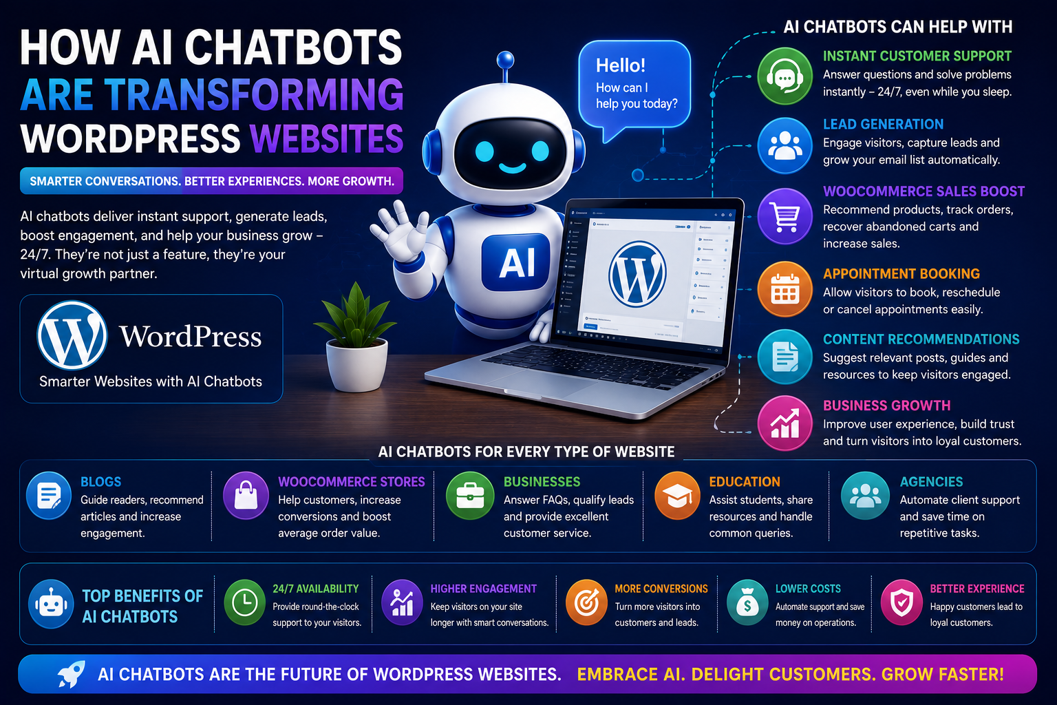 How AI Chatbots Are Transforming WordPress Websites