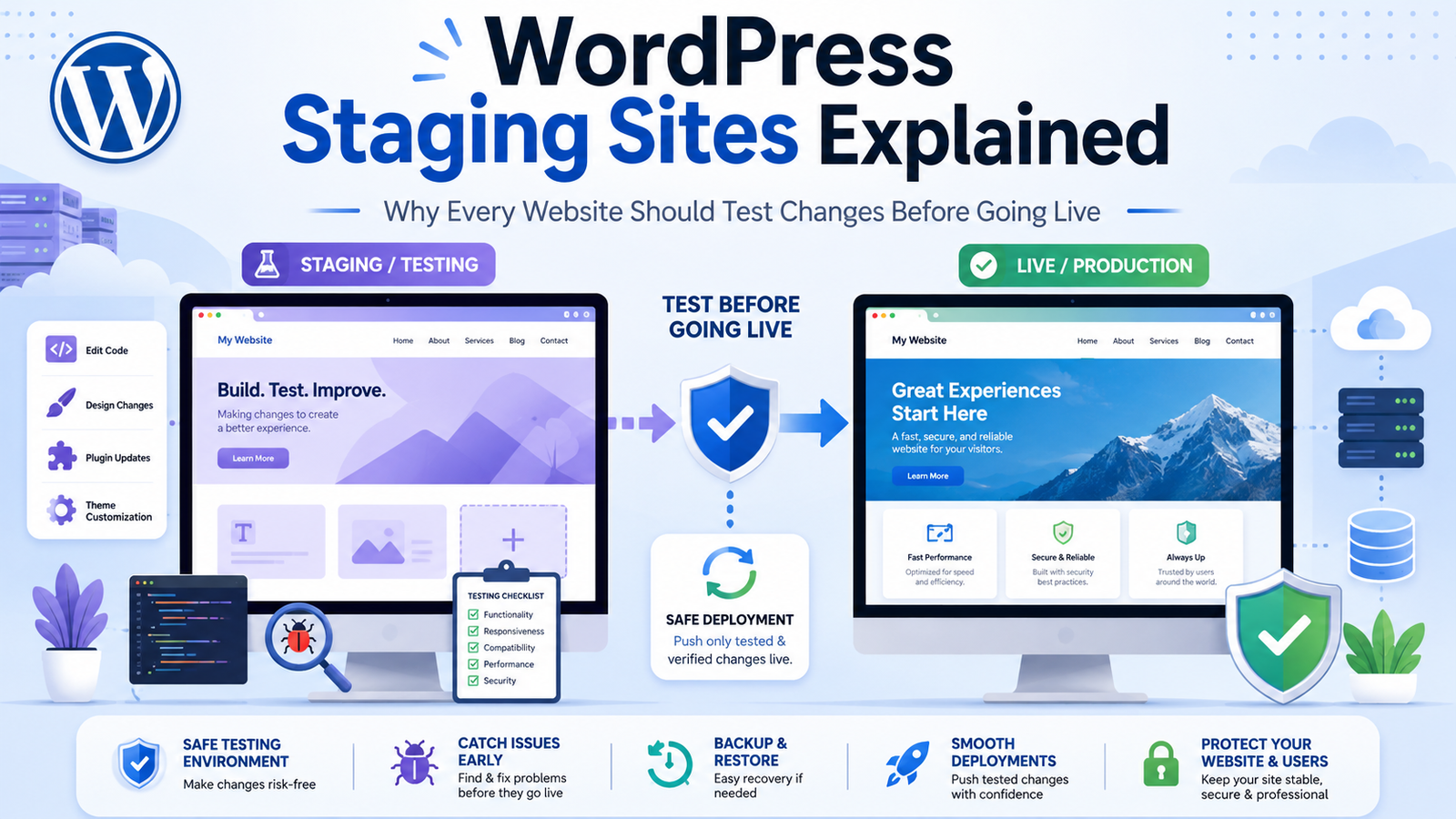 WordPress Staging Sites Explained: Why Every Website Should Test Changes Before Going Live