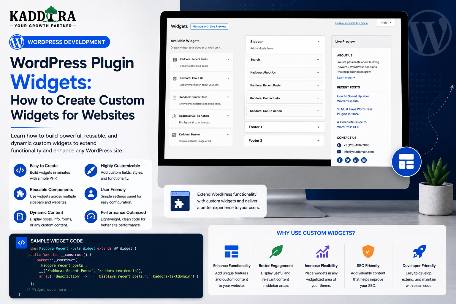 WordPress Plugin Widgets: How to Create Custom Widgets for Websites