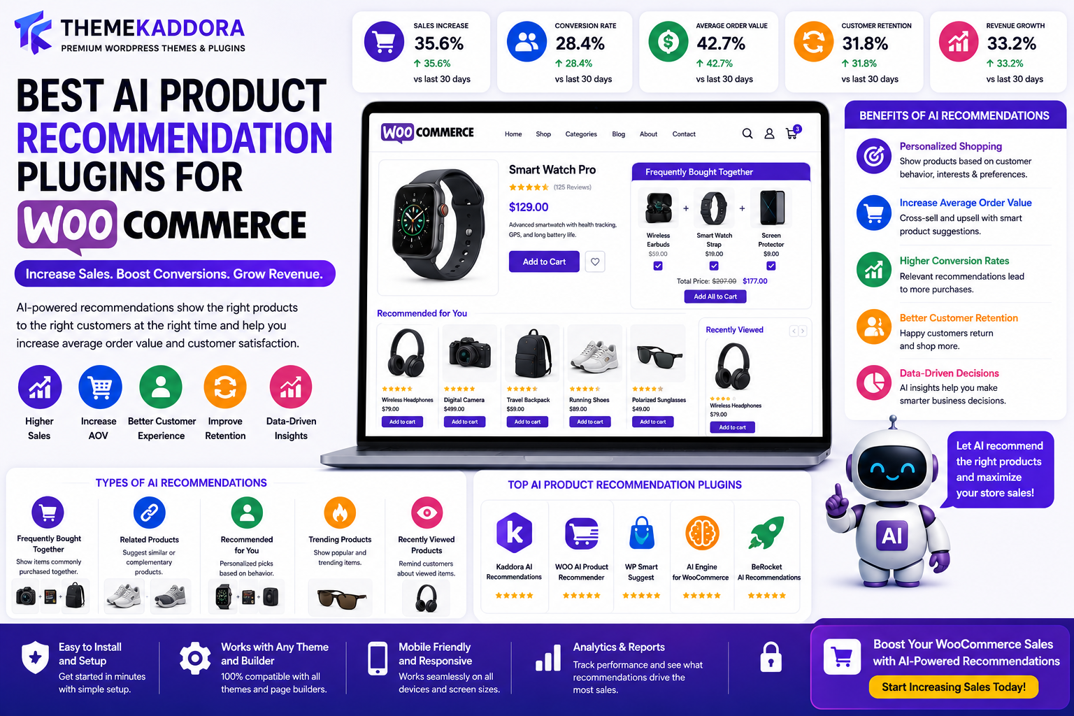Best AI Product Recommendation Plugins for WooCommerce: Increase Sales with Smart Personalization