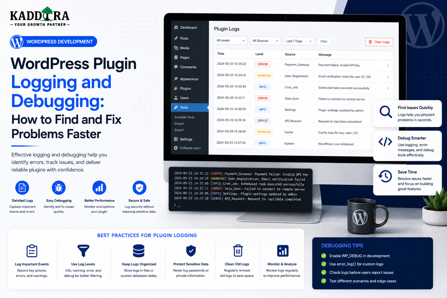 WordPress Plugin Logging and Debugging: How to Find and Fix Problems Faster