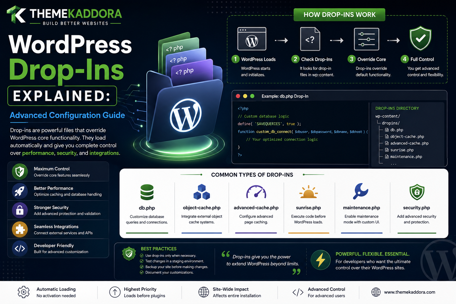 WordPress Drop-Ins Explained: Advanced Configuration Guide