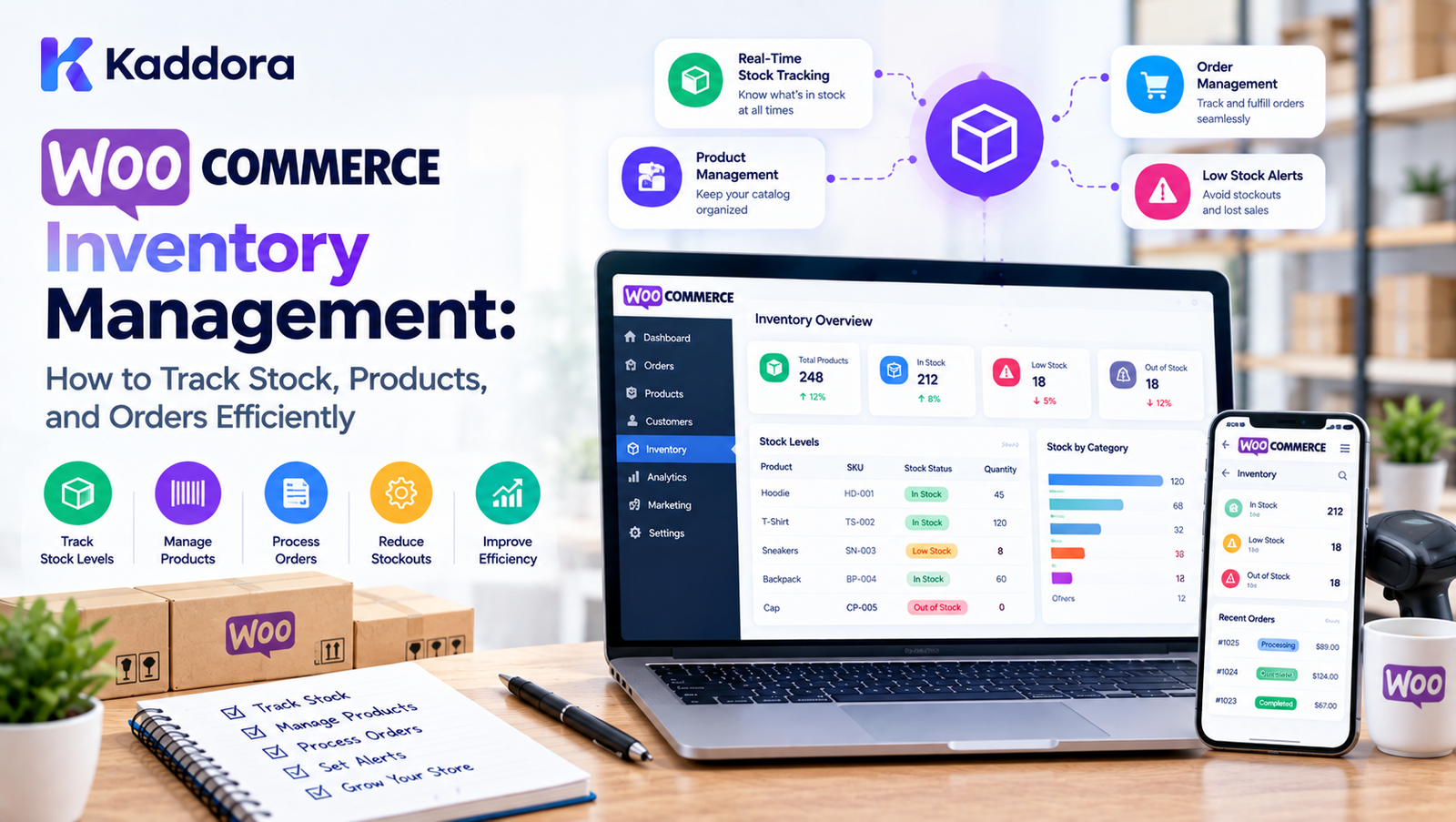 WooCommerce Inventory Management: How to Track Stock, Products, and Orders Efficiently