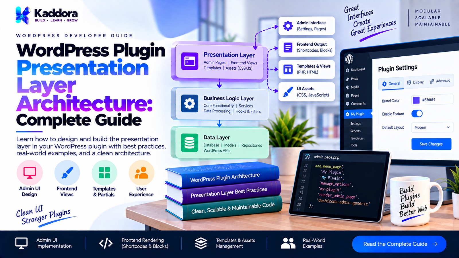 WordPress Plugin Presentation Layer Architecture: Complete Guide