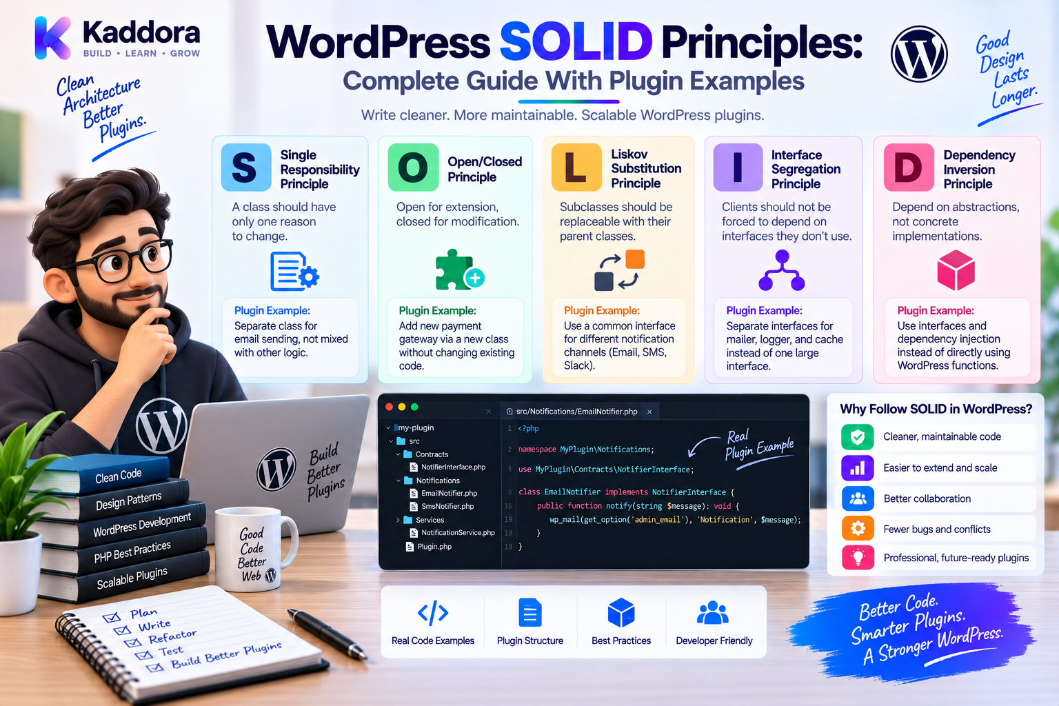 WordPress SOLID Principles: Complete Guide With Plugin Examples
