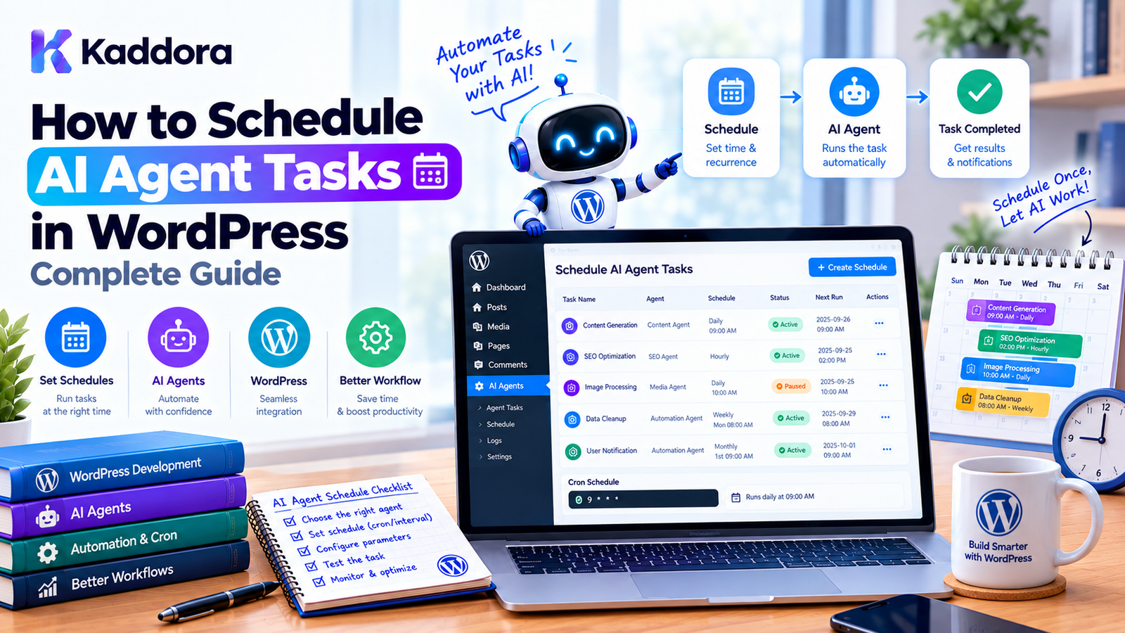 How to Schedule AI Agent Tasks in WordPress: Complete Guide