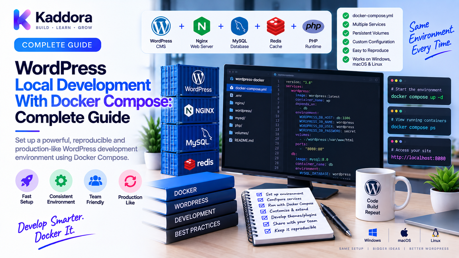 WordPress Local Development With Docker Compose: Complete Guide
