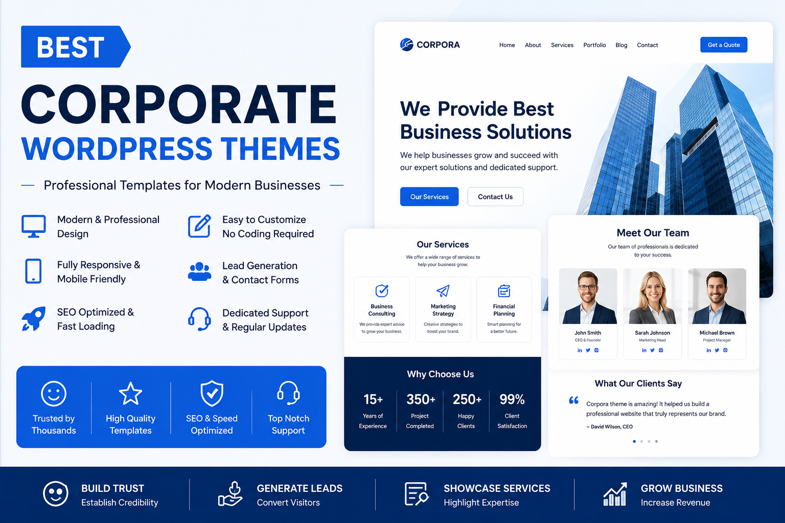 Best Corporate WordPress Themes for Business Websites: Professional Templates for Modern Companies