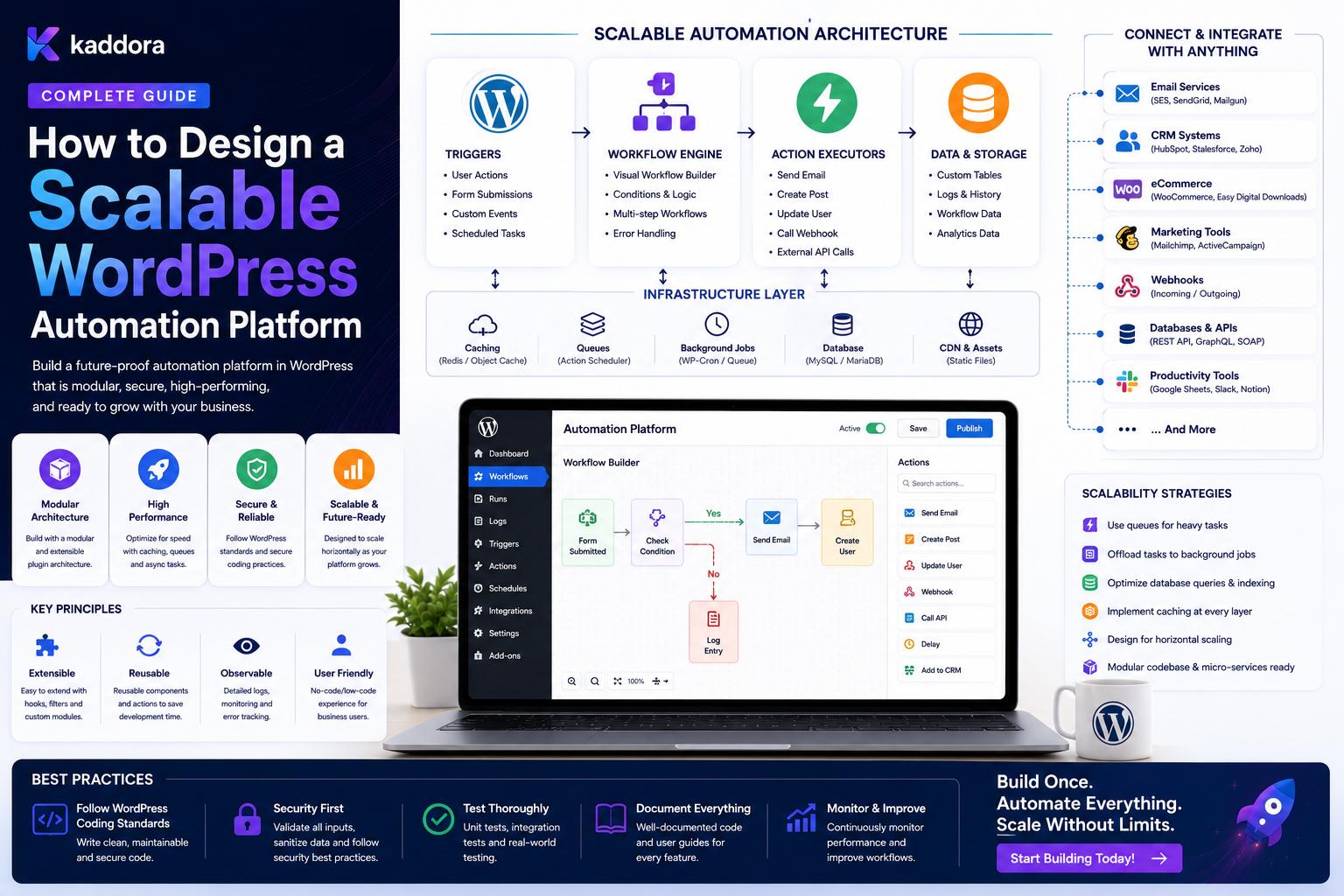 How to Design a Scalable WordPress Automation Platform