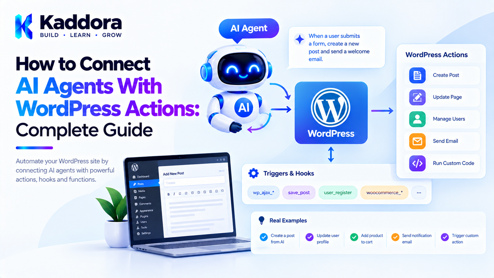 How to Connect AI Agents With WordPress Actions: Complete Guide