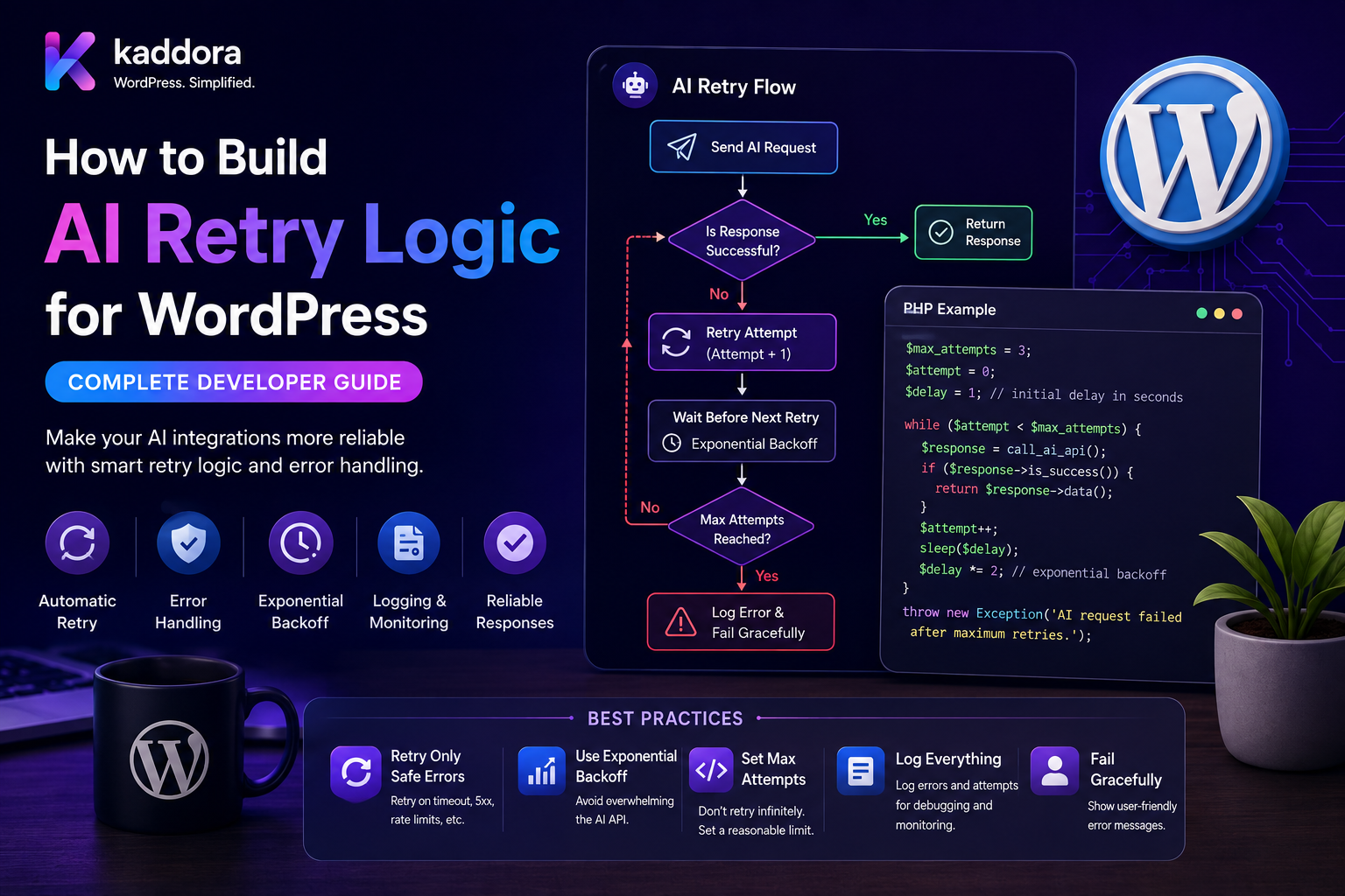 How to Build AI Retry Logic for WordPress: Complete Developer Guide