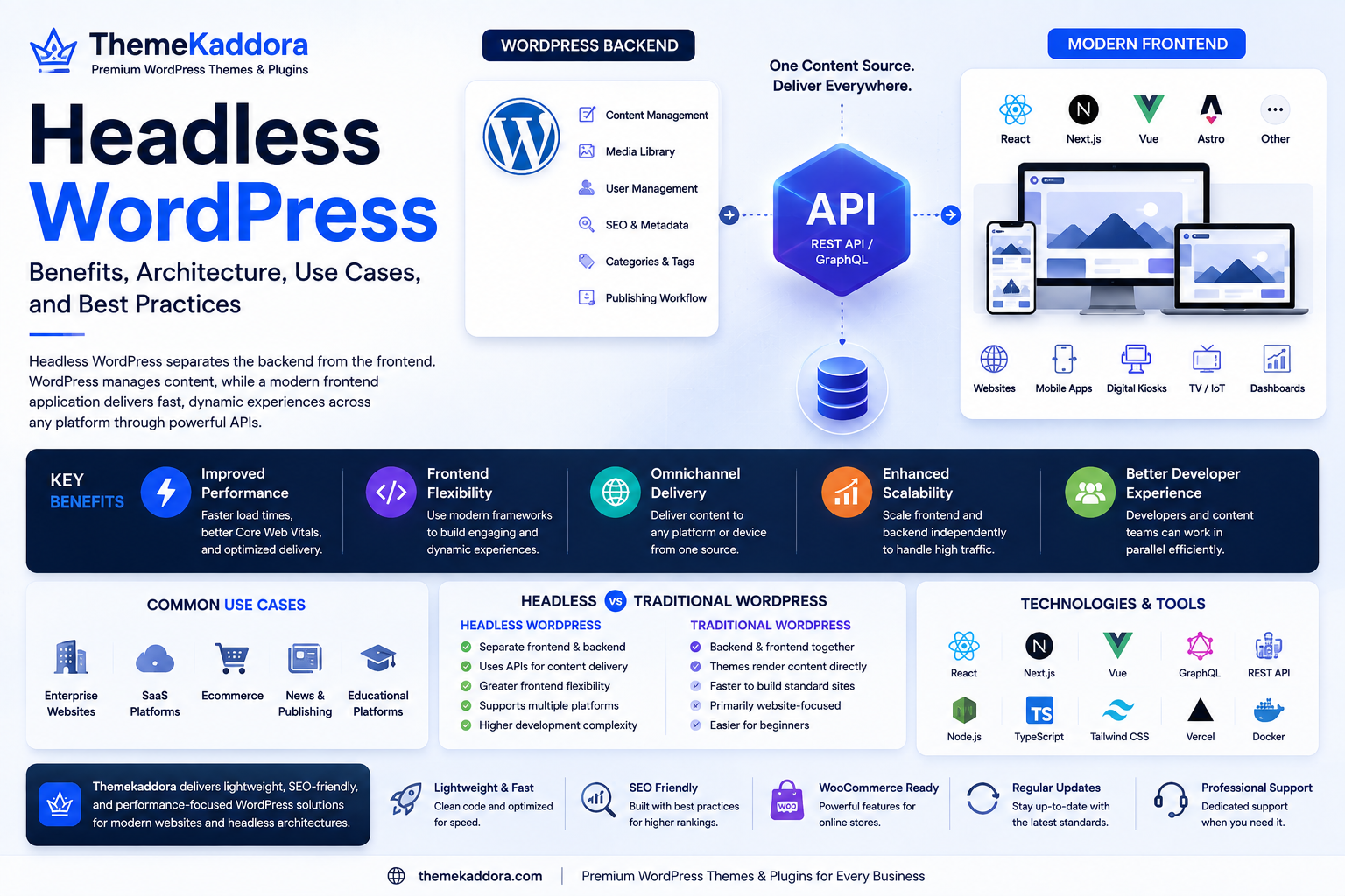Headless WordPress: Benefits, Architecture, Use Cases, and Best Practices