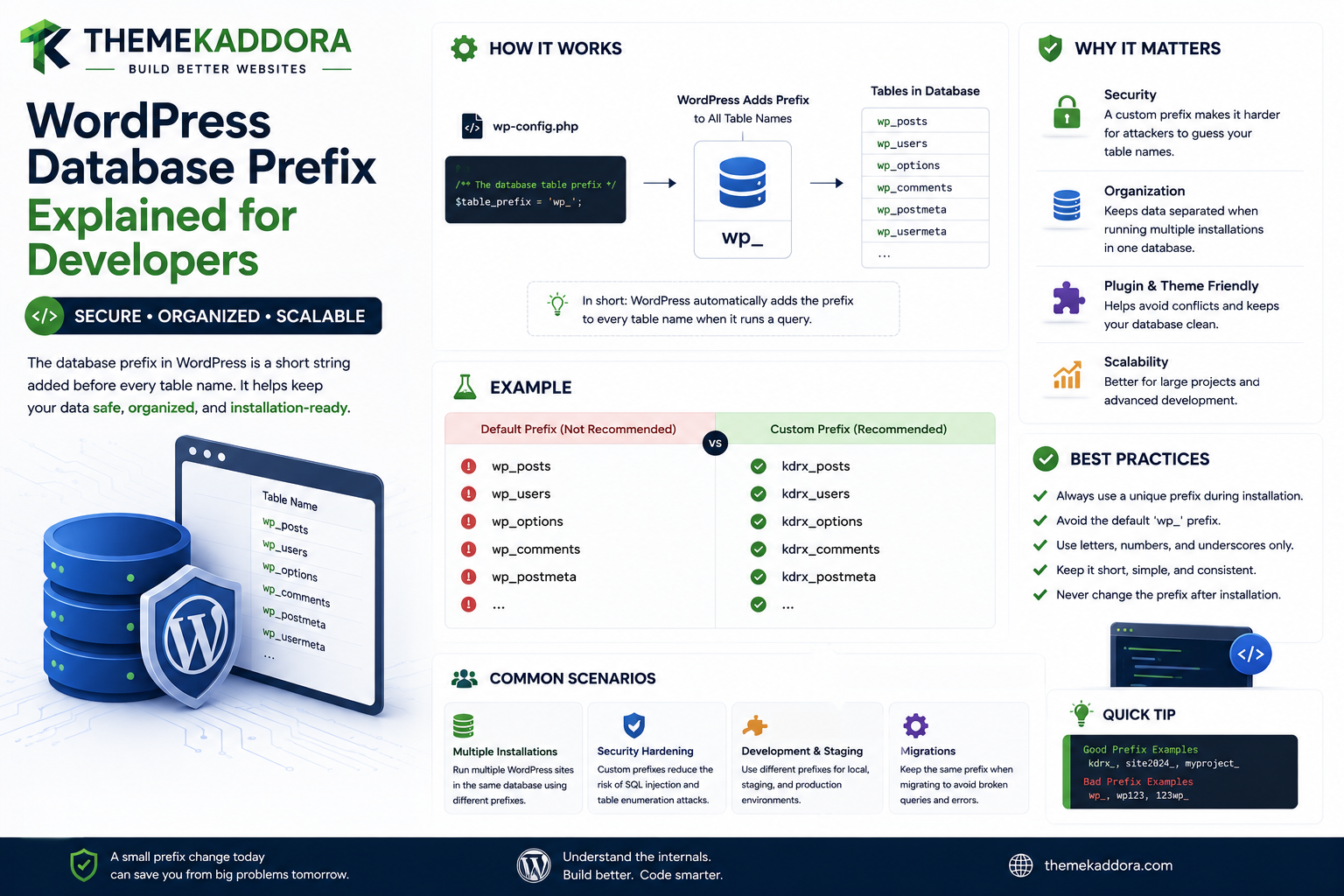 WordPress Database Prefix Explained for Developers