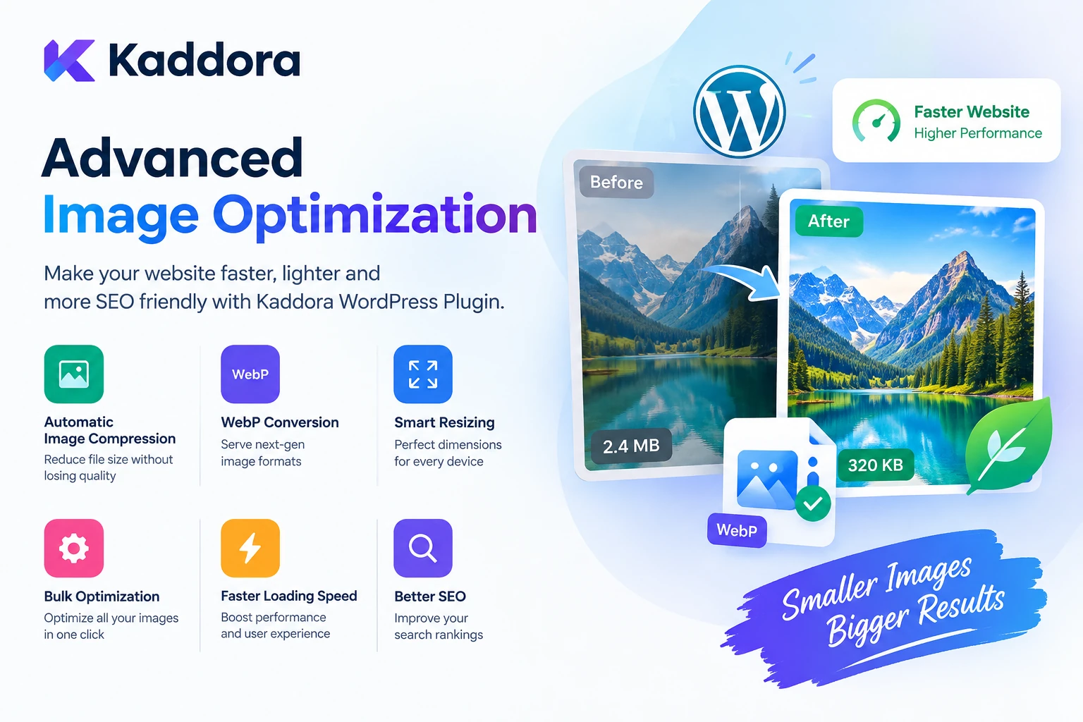 Advanced Image Optimization Kaddora WordPress Plugin