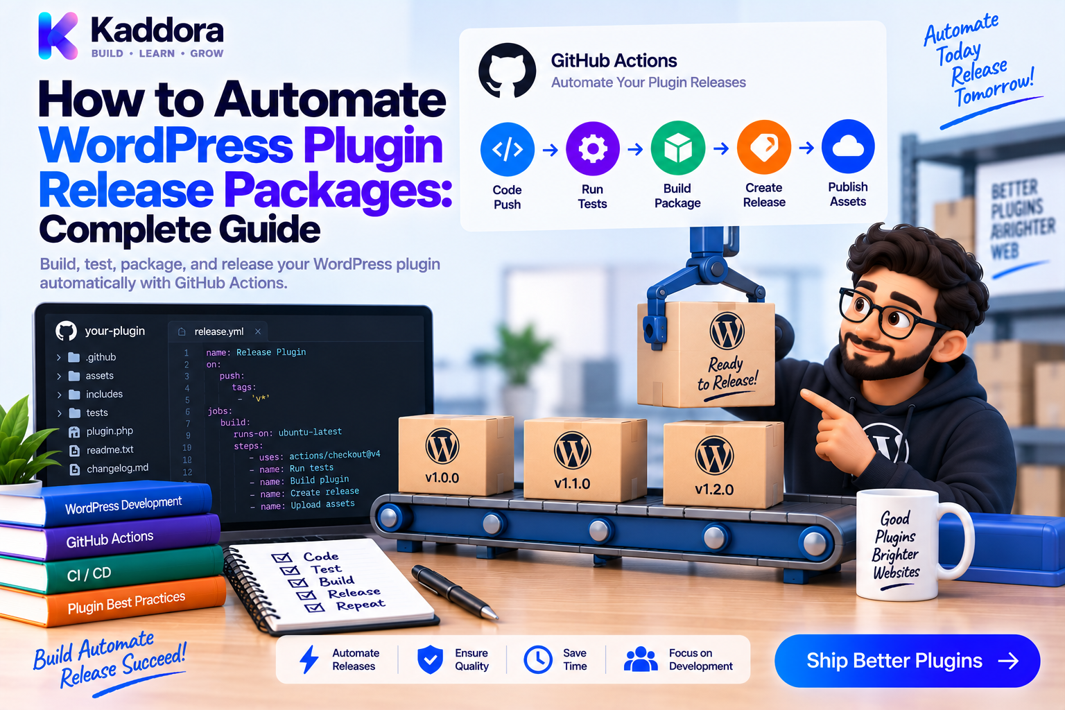 How to Automate WordPress Plugin Release Packages: Complete Guide