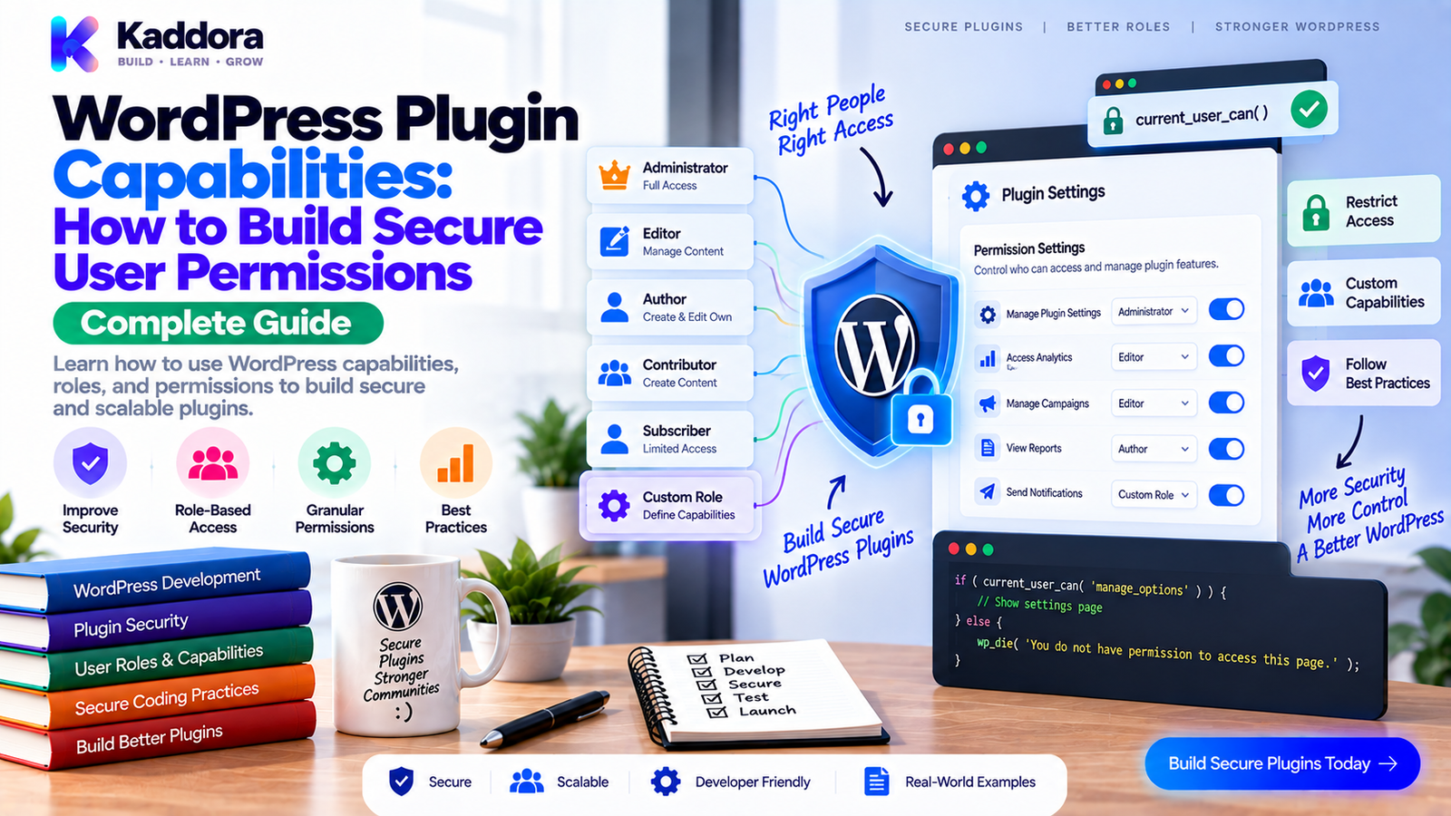 WordPress Plugin Capabilities: How to Build Secure User Permissions