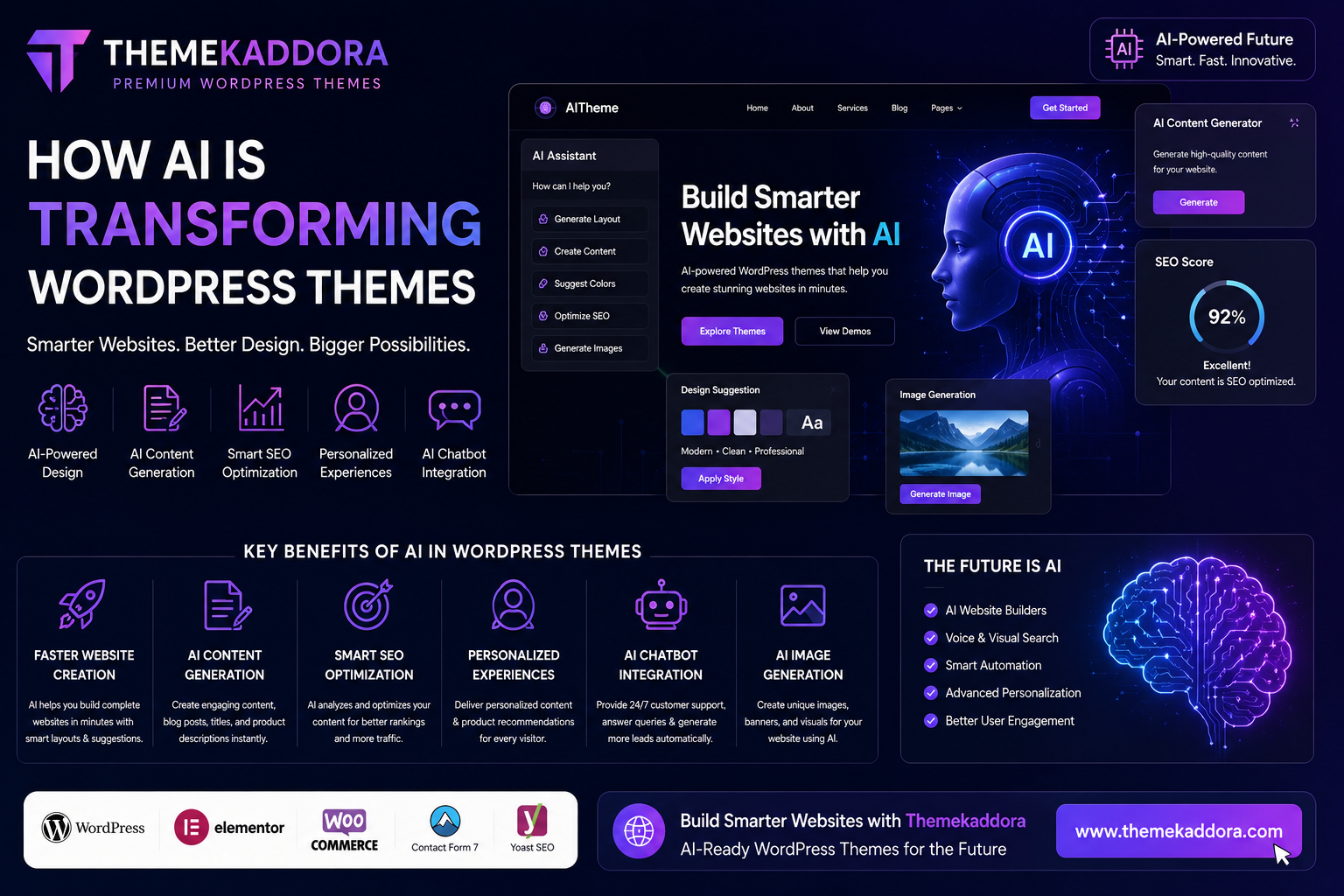 How AI is Transforming WordPress Themes: Smarter Website Design for the Future