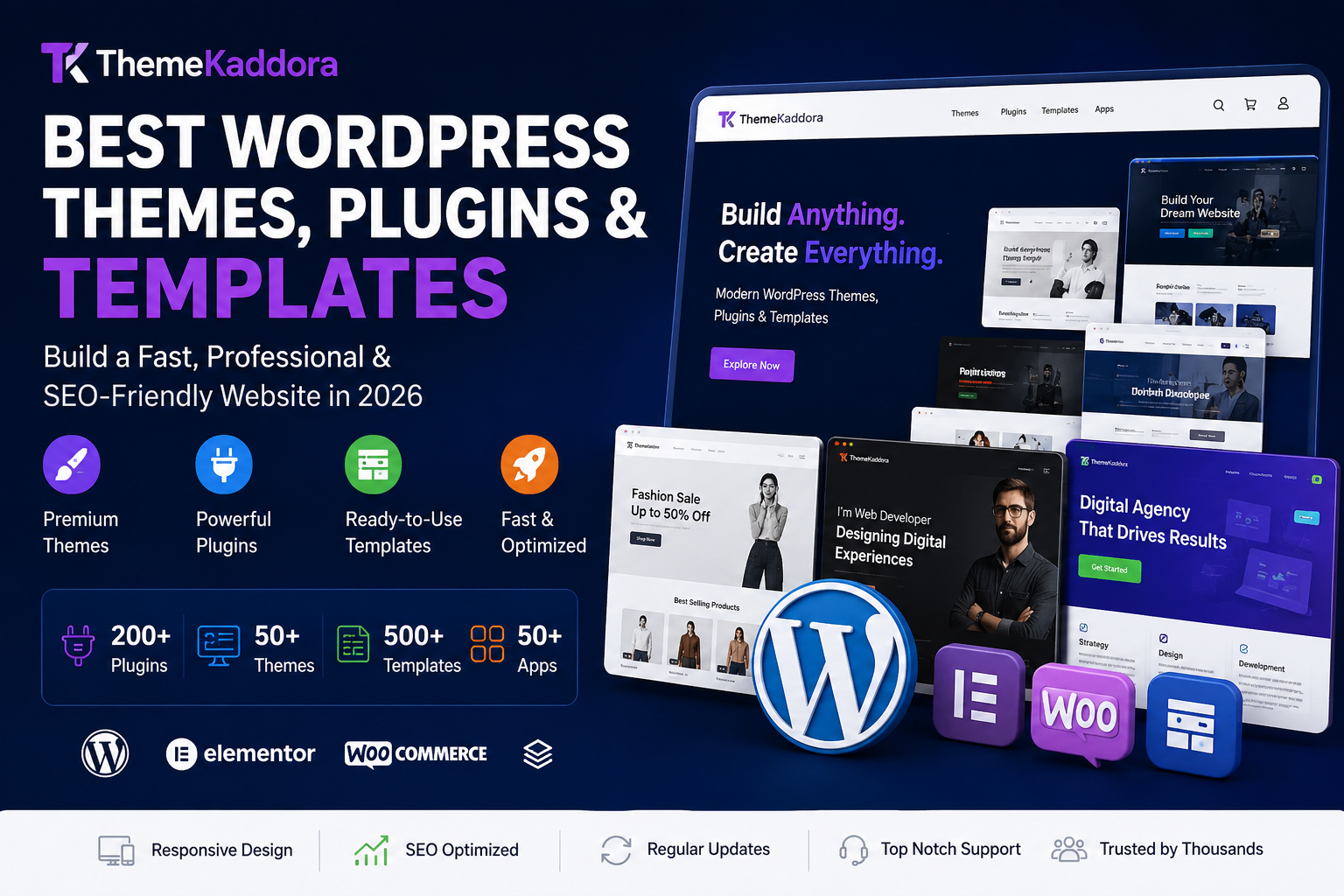 Best WordPress Themes, Plugins, and Website Templates for Building a Professional Website in 2026