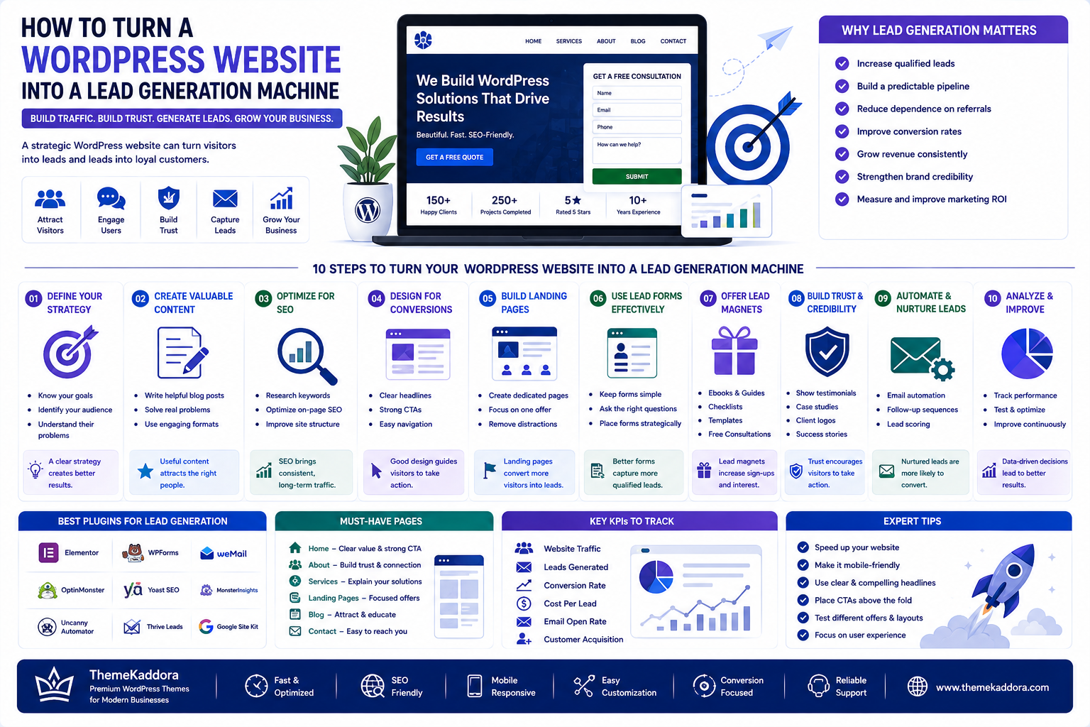 How to Turn a WordPress Website Into a Lead Generation Machine