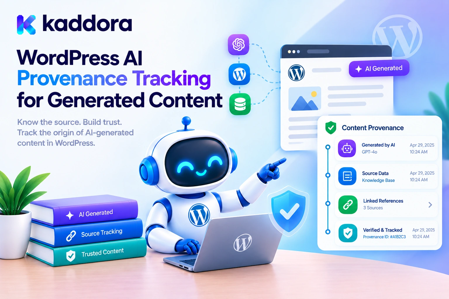 WordPress AI Provenance Tracking for Generated Content