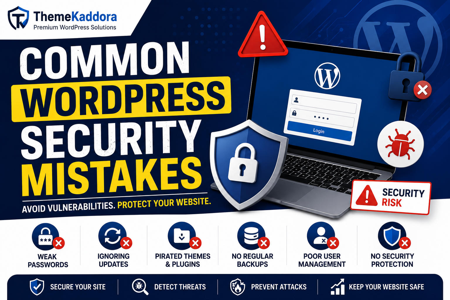 Common WordPress Security Mistakes and How to Avoid Them