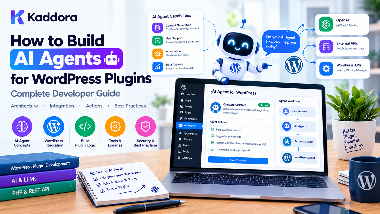 How to Build AI Agents for WordPress Plugins: Complete Developer Guide