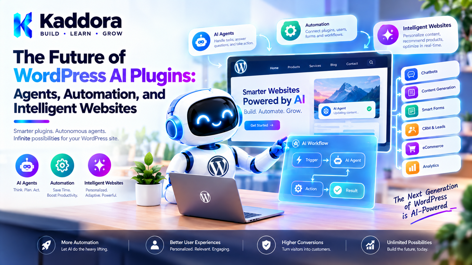 The Future of WordPress AI Plugins: Agents, Automation, and Intelligent Websites