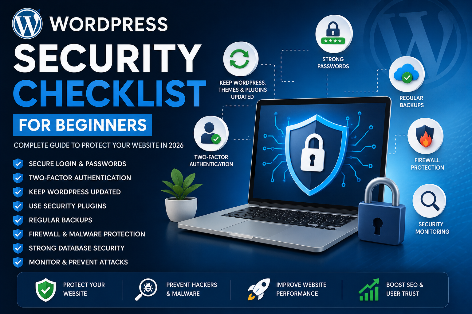 WordPress Security Checklist for Beginners: Complete Guide to Protect Your Website in 2026