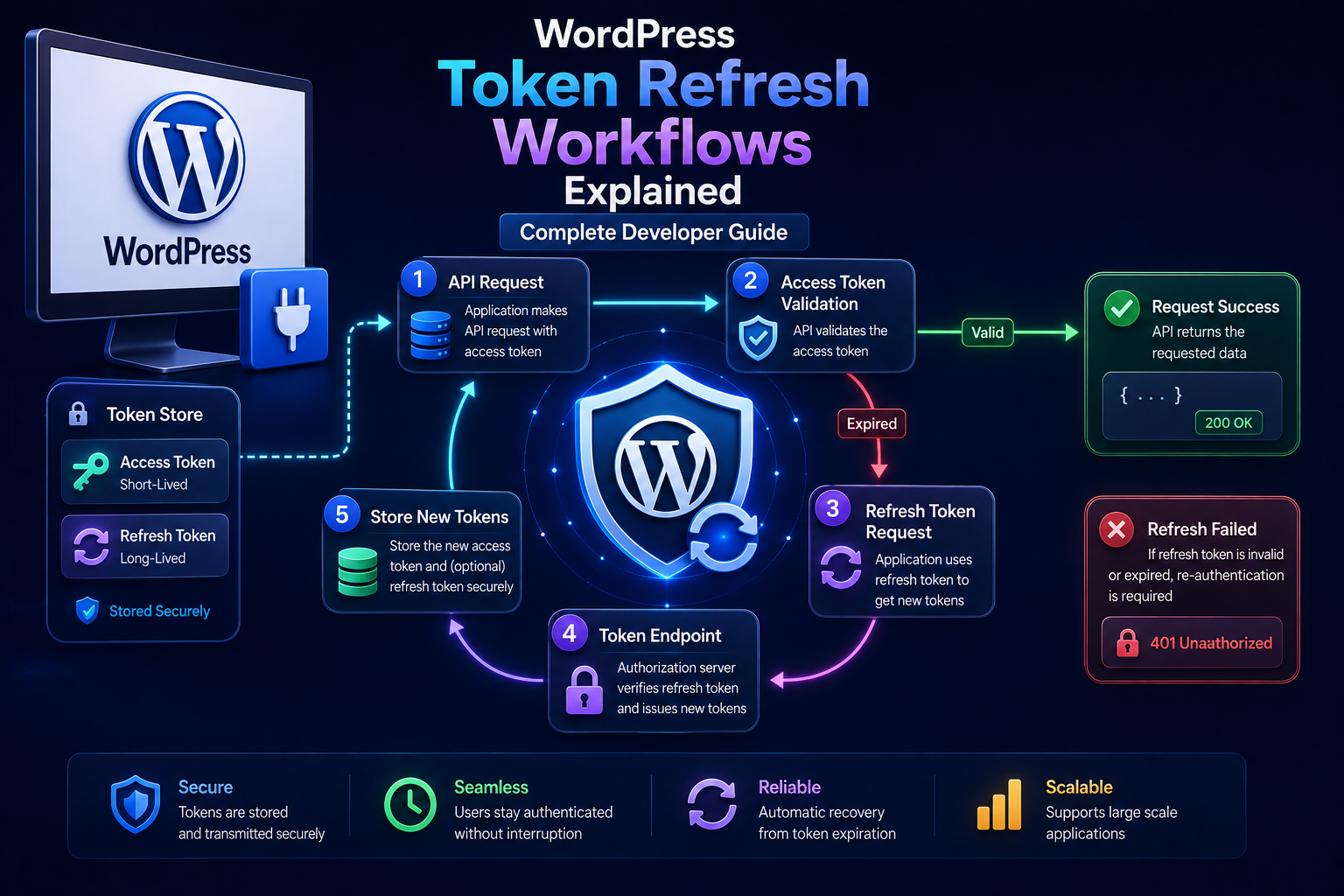 WordPress Token Refresh Workflows Explained: Complete Developer Guide