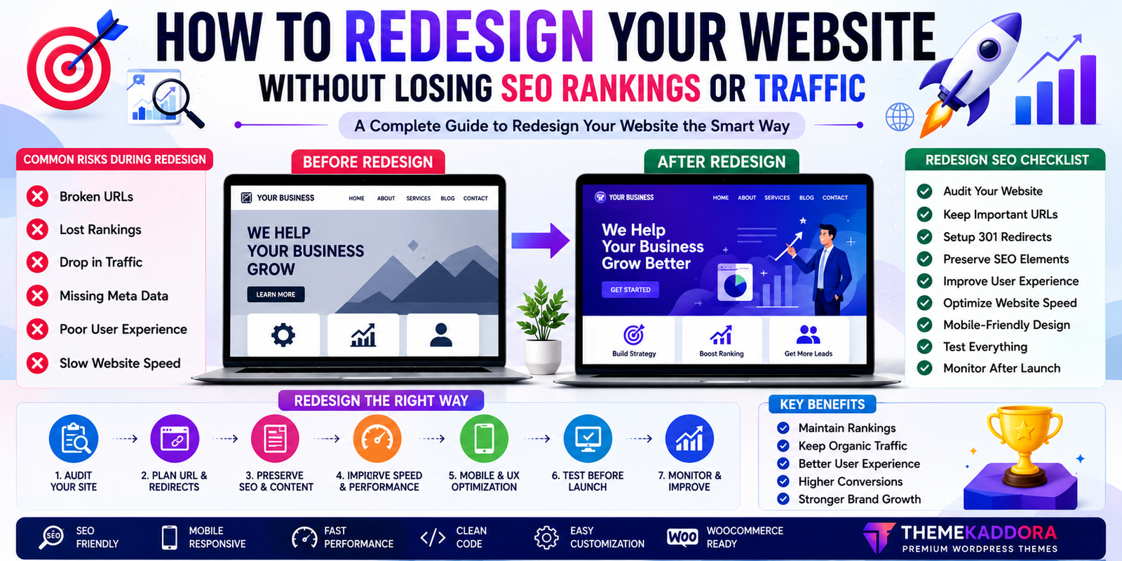 How to Redesign Your Website Without Losing SEO Rankings or Traffic