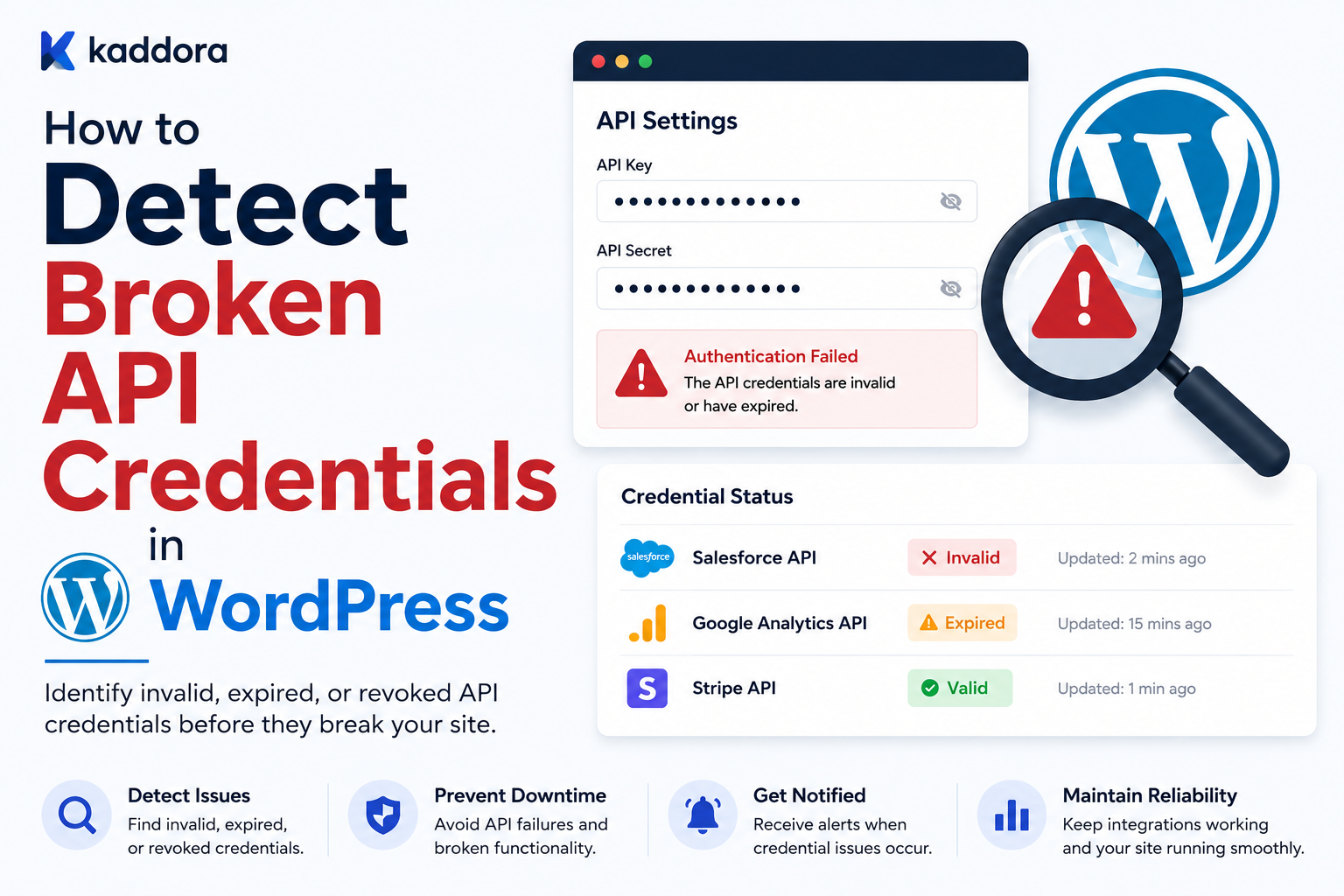 How to Detect Broken API Credentials in WordPress