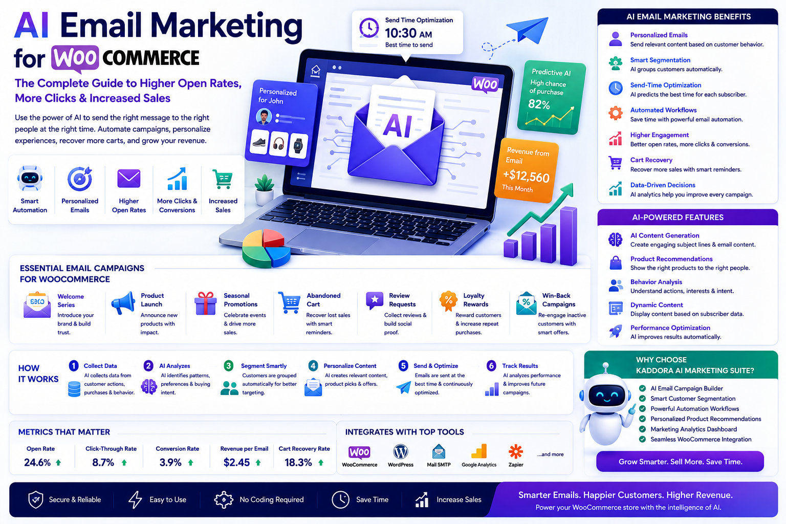 AI Email Marketing for WooCommerce: The Complete Guide to Higher Open Rates, More Clicks & Increased Sales