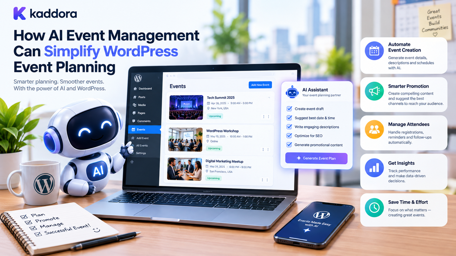 How AI Event Management Can Simplify WordPress Event Planning
