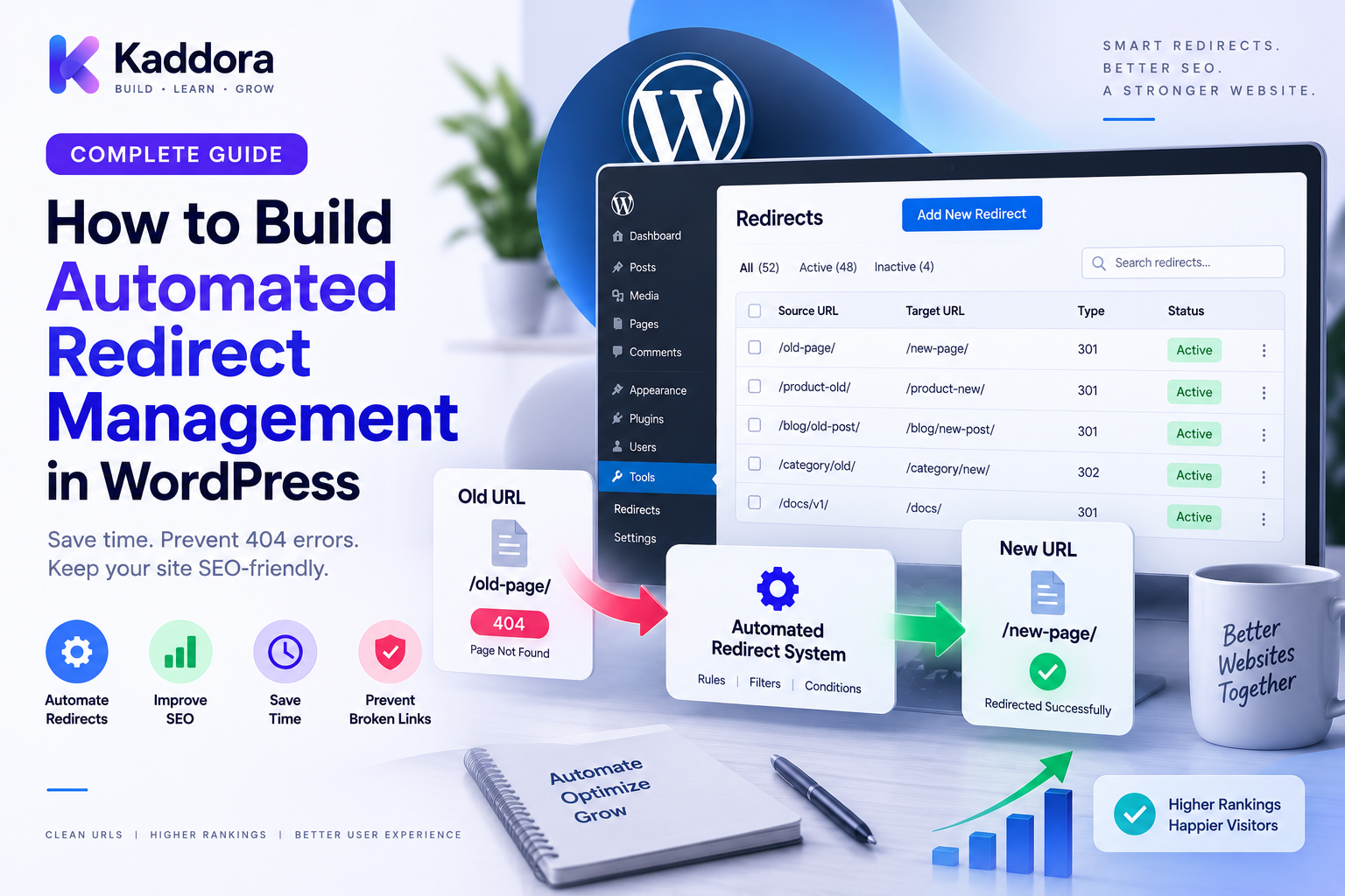 How to Build Automated Redirect Management in WordPress