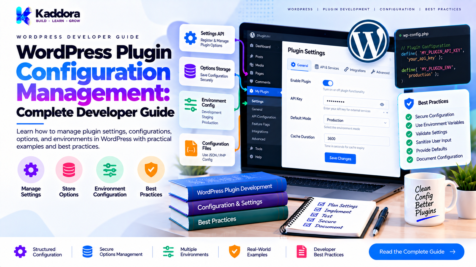 WordPress Plugin Configuration Management: Complete Developer Guide
