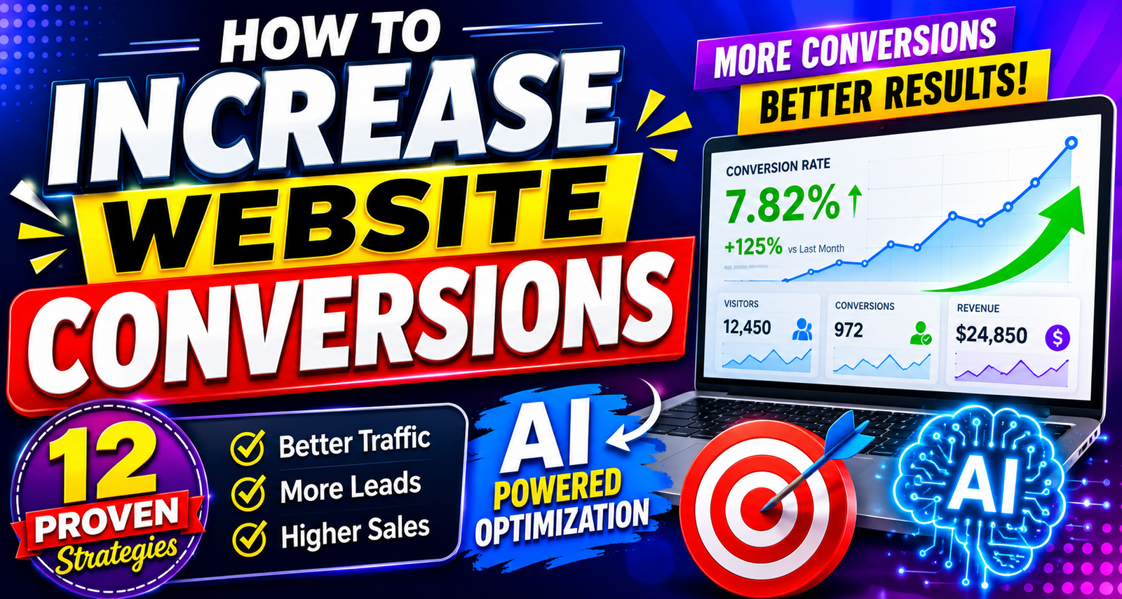 How to Increase Website Conversions (12 Proven Strategies)