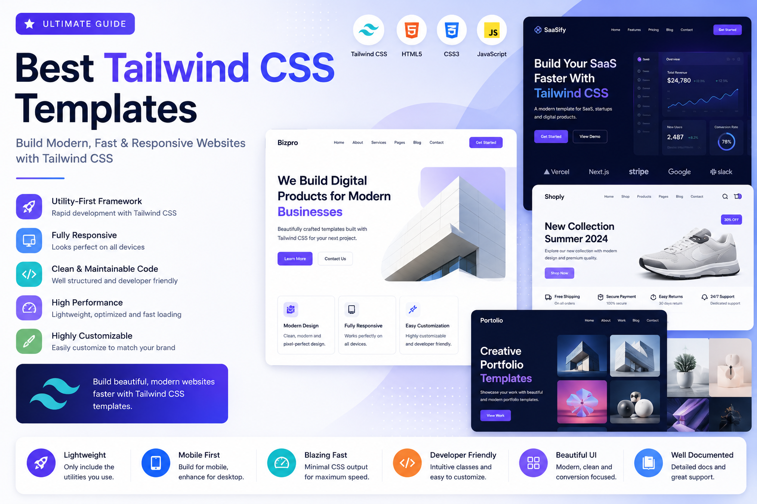 Best Tailwind CSS Templates for Building Modern Websites