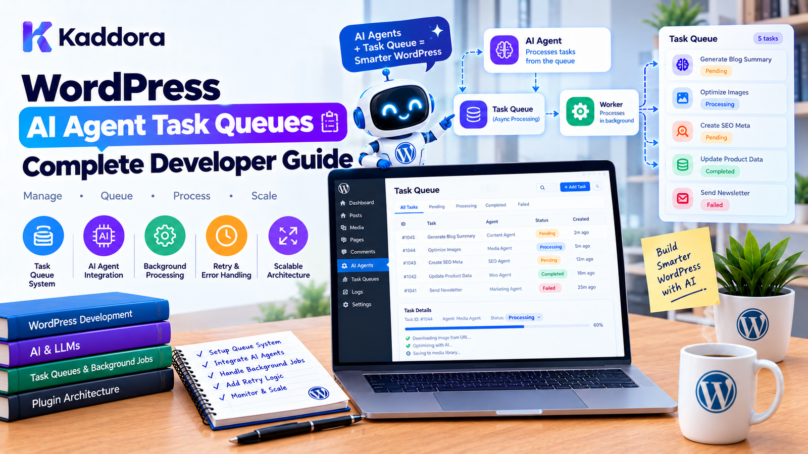 WordPress AI Agent Task Queues: Complete Developer Guide