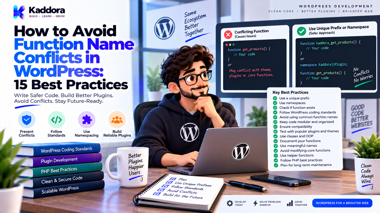 How to Avoid Function Name Conflicts in WordPress: 15 Best Practices